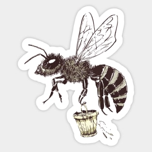 Honey manufactured Sticker